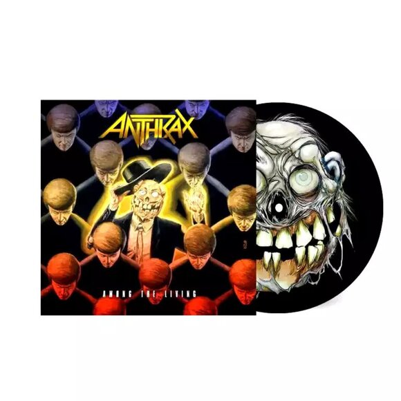 Anthrax Among The Living LP ~ Ltd Picture Disc ~ Eric Powell Art ~ New/Sealed! - Picture 1 of 4